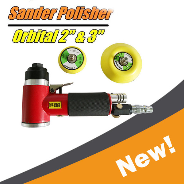 New High-speed Sander Polisher Mini Air Sander Kit Pneumatic Orbital Car Polisher Polishing Machine fine polishing #XP