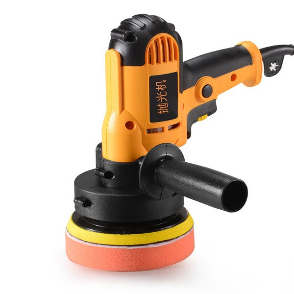 220V 700W Car Polisher Machine Electric Auto Polishing Machine Adjustable Speed Sanding Waxing Tools With Sponge Pads 3700R