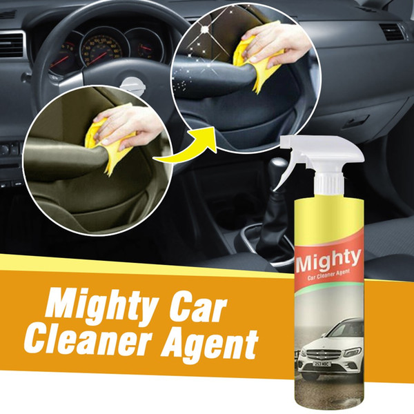 Mighty Glass Cleaner Anti-fog Agent Spray Car Window Cleaner EFFECTIVELY REMOVES DIRT OILS GREASES BACTERIA AMAZING FRAGRANCE 8X