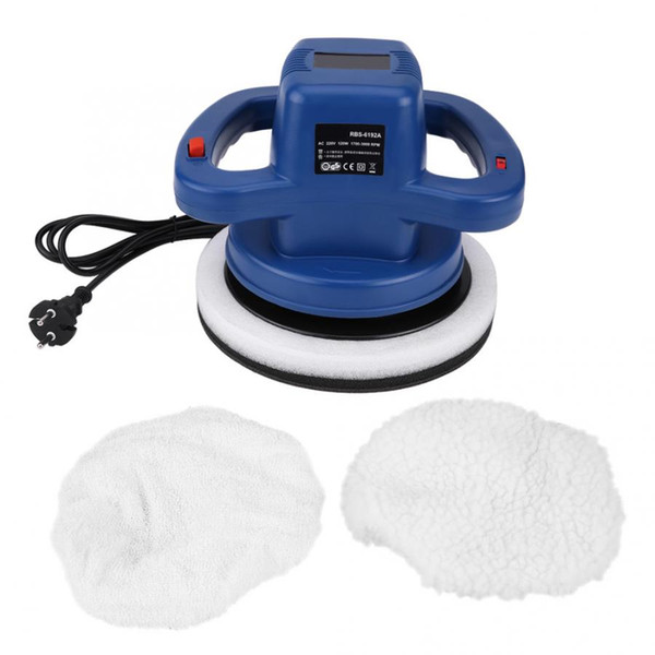 10Inch Car Electric Waxing Buffing Machine Auto Polisher Surface Cleaning Car Electric Polisher UK mains 230V