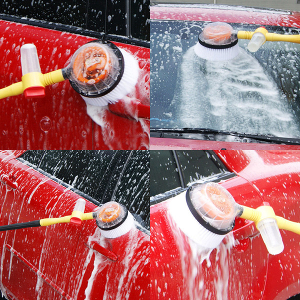 Car Clean Tool Styling New Car Coat Auto Paint Care Portable Automatic Rotary Wash Brush Cleaning Foam Adjustable Cleaning Tool