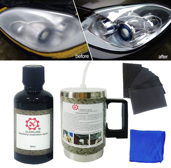 Car Headlight Agent Lamp Repair Kit Scratch Oxidation Polishing Kit Car Headlight Repair Renovation Tool Polish Liquid