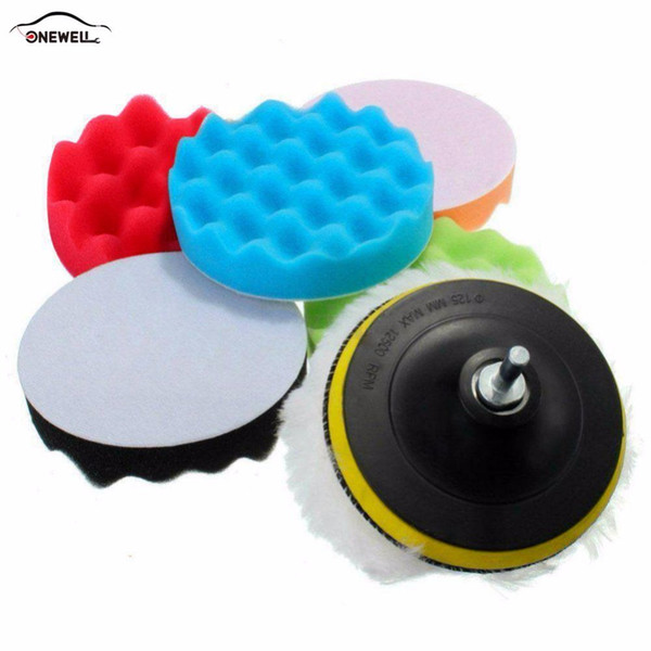 New New ArrivalONEWELL 3/4/5/6/7 inch Car Polishing Disc Wool Polishing Wheel Car Beauty Waxing Sponge Wool Cushion Cleaning