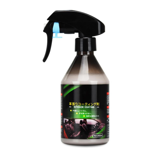 260ML Car Interior Cleaner Table Wax Car Leather Seat Maintenance Agent Door Panel Retreading Agent Auto Accessories Conservatio