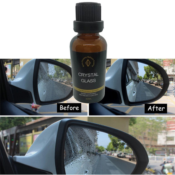 NEW 30ML Multifunctional Car Nano Glass Hydrophobic Coating Rainproof Agent Black Practical Durable High Quality 30ML l0429