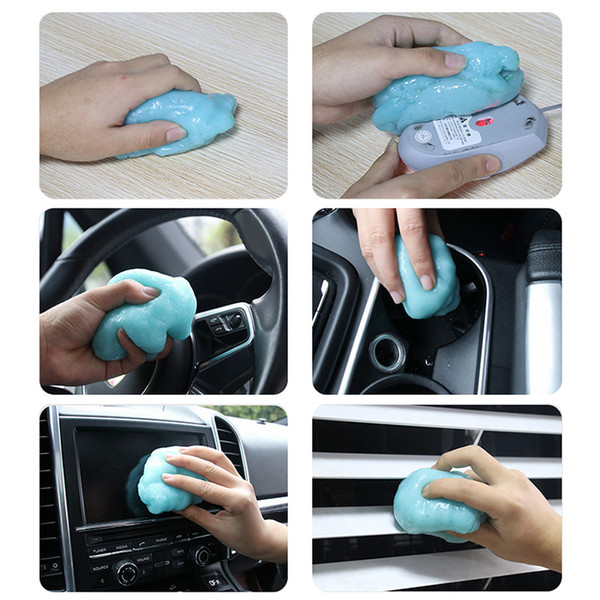 Hot Reusable Car Cleaning Clay Dedusting Mud Strong Adhesion for Car Keyboard Remote Control X66
