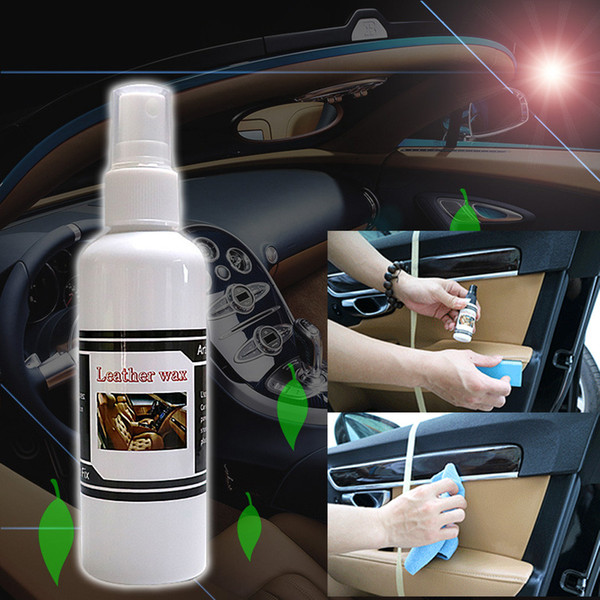 2022Hot Multifunction 100ml Car Care Interior Polish Wax Leather Seat Sofa Panel Dashboard Tire Cleane Drop Shipping