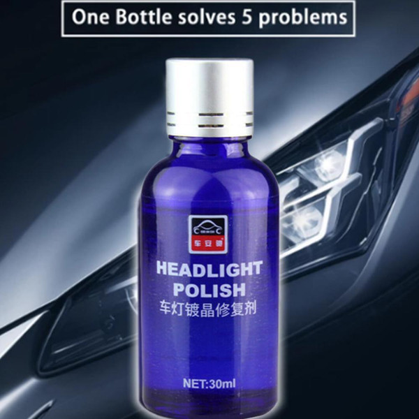 Hot 1 SET Auto Quick Cleaning Car Headlight Polish Scratch Renovation Agent Polishing Coat Cars Care Auto Coating Repair Liquid