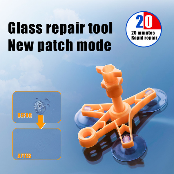 Windshield Repair Kit Quick Fix Car Windscreen Bullseye Rock Chip Crack Scratch M8617