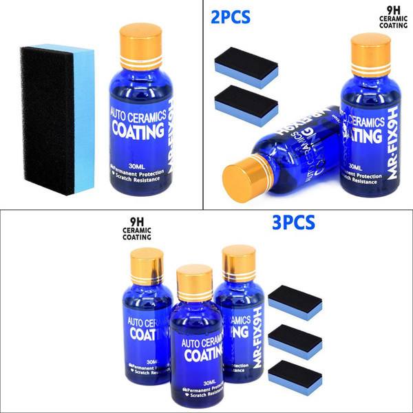 9H Nano Ceramic Car Glass Coating Liquid Hydrophobic Anti Scratch Auto Care Polysiloxane And Other Nano Materials Etc.