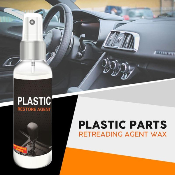30ML Plastic Parts Retreading Agent Wax Instrument Wax Reducing Agent Plastic Restore Car Care & Cleaning