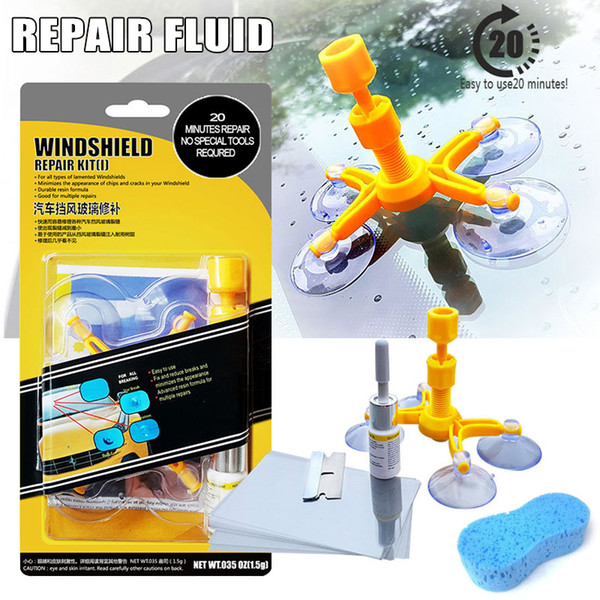Hot Professional Quality Windshield Repair Kit Glass Corrector Set Crack Repairing for Car Vehicle J99