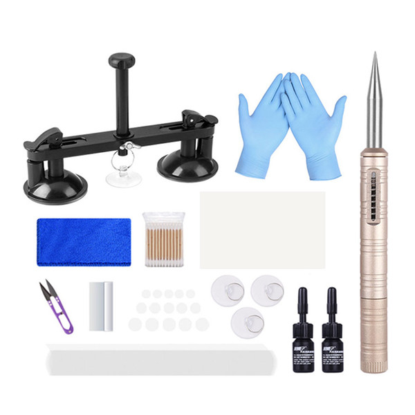 DIY Auto Glass Repair Kit Car Window Glass Scratch Crack Restore Repair Tools Non-toxic Car Styling Window Screen Polish