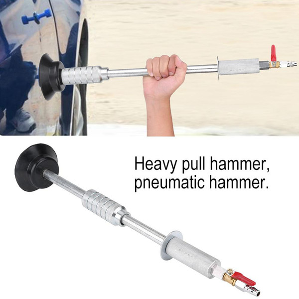 Oversea Heavy Pneumatic Sag Repair Pull Hammer Car Body Dent Repair Suction Cup Slide Tool Steel Pneumatic Hammer