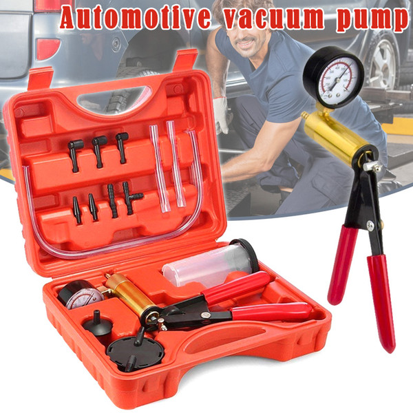 Hand Held Vacuum Pump Tester Brake Bleeder Kit Portable Bleeding Tools for Car XR657