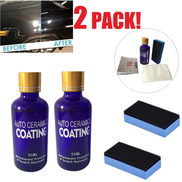 50ml Hot sell 2x Car Ceramic MR.FIX 9H Polish Nano Glass Coat Anti-Scratch Auto H9 Hardness Liquid glass for cars