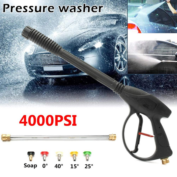 4000PSI High Pressure Car Power Washer Spray Wand/Lance Nozzle Tools Set XR657