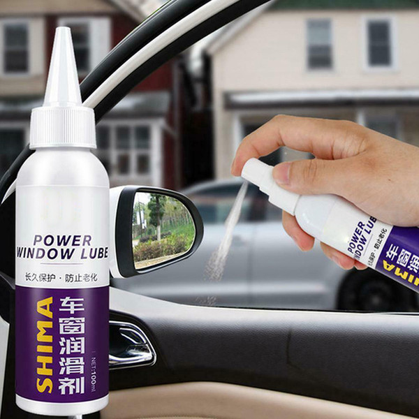 Hot Car Window Channel Dresser Lubricant Eliminate Noise Cleaner Cleanser 100ml J99