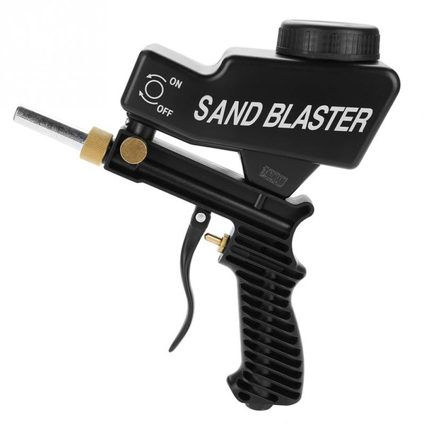 Gravity Feed Portable Spray Paint Care Aerosol Spray Gun Pneumatic Abrasive Sandblasters Sandblasting Gun for Removing Spot Rust