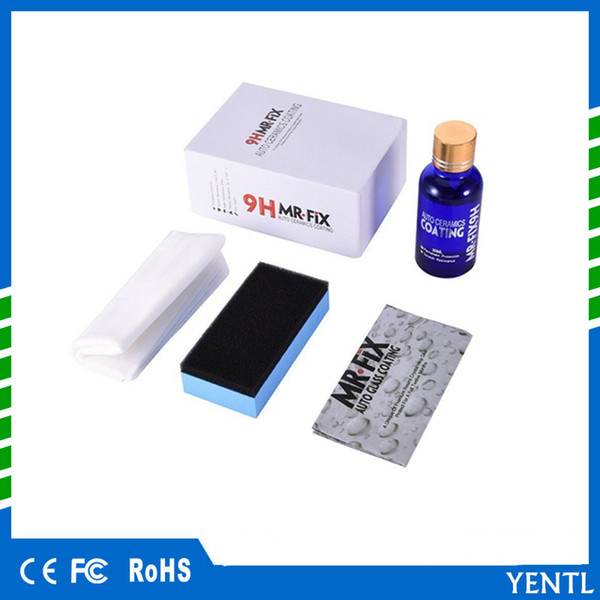 Carcare auto coating Anti-scratch Car Liquid Ceramic Coat Super Hydrophobic Glass Coating Car Polish Ceramic Car Coating+Sponge Tool