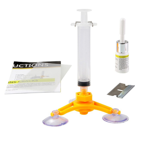 DIY Car Tools Car Glass Repair Tool Auto Glass Windshield Windscreen Instrument Repair Kits DIY Glass Repair Tool Sets