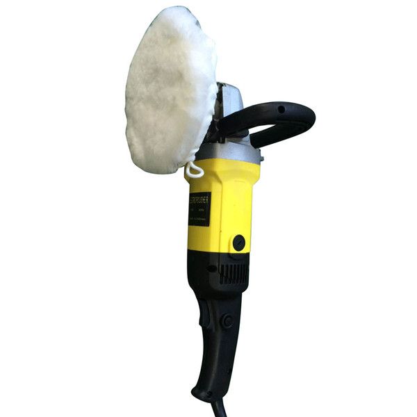1400W 110V Car Cleaning Electric 6 Variable Speed Car Polisher Buffer Waxer US Plug Black & Yellow Dropship 11.11