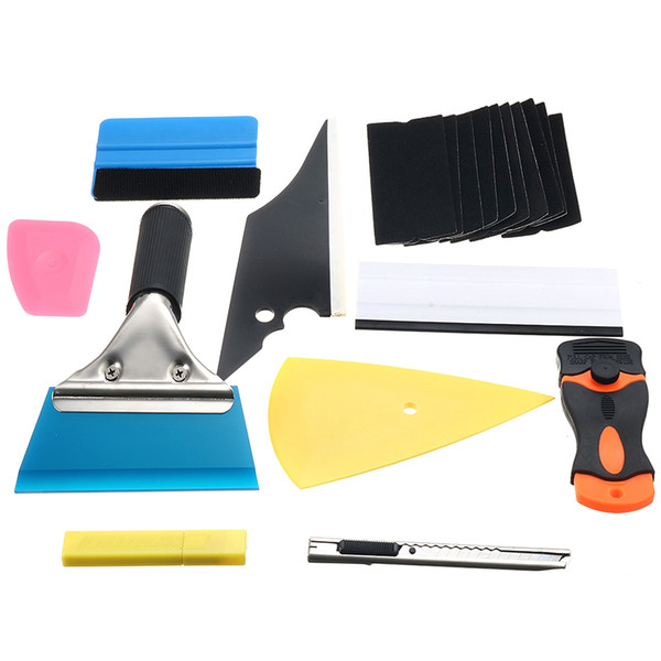 28 In1 Professional Car Window Film Tint Tools Kit Wrap Application Squeegee
