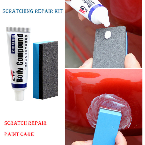 DHL free shipping Car Scratch Repair Kits Auto Body Compound MC308 Polishing Grinding Paste Paint Care Set Auto Accessories Fix it Car Wax