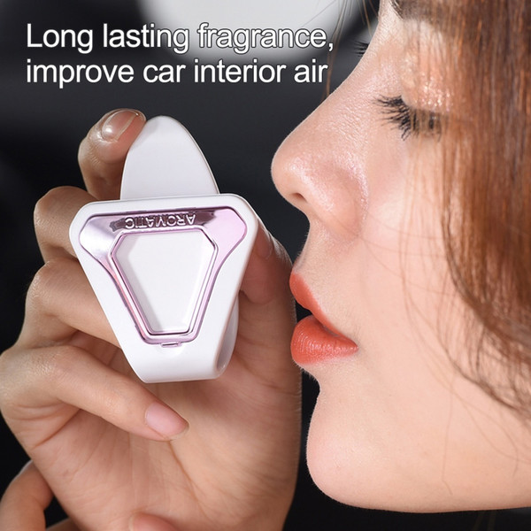 Car Air Freshener Scent Diffuser Visor Purifier Aromatherapy Clip Aroma Therapy Car Perfume Decoration Supplies