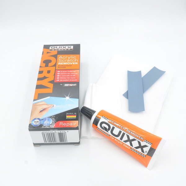 50g Germany QUIXX Brand Acrylic Scratch Remover for Headlights, Rear Lights, Dashboard, Interior of Car Motorcycle Caravan Boat
