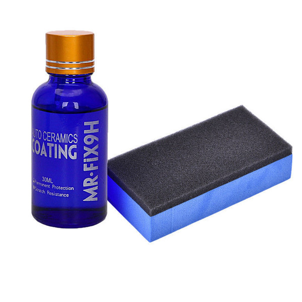 30ML Anti-scratch Car Liquid Ceramic Coat Super Hydrophobic Glass Coating Car Polish 9H hardness Free Shipping