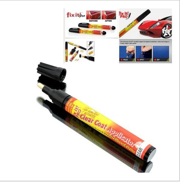 Free DHL HOT Fix it PRO Car Coat Scratch Cover Remove Painting Pen Car Scratch Repair for Simoniz Clear Pens Packing car styling