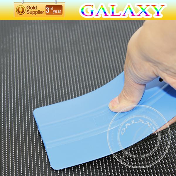 Free Shipping Hot Sale Soft Car Silicone Squeegee Size 13x8cm 3D Carbon Fiber Vinyl Paste Scraper