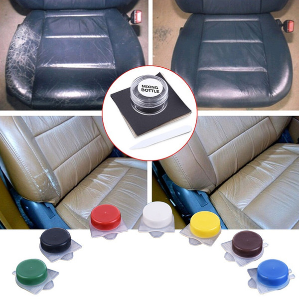 Liquid Skin Leather Auto Car Seat Sofa Coats Holes Scratch Cracks Rips No Heat Liquid Leather Vinyl Repair Kit Repair Tool (Retail)
