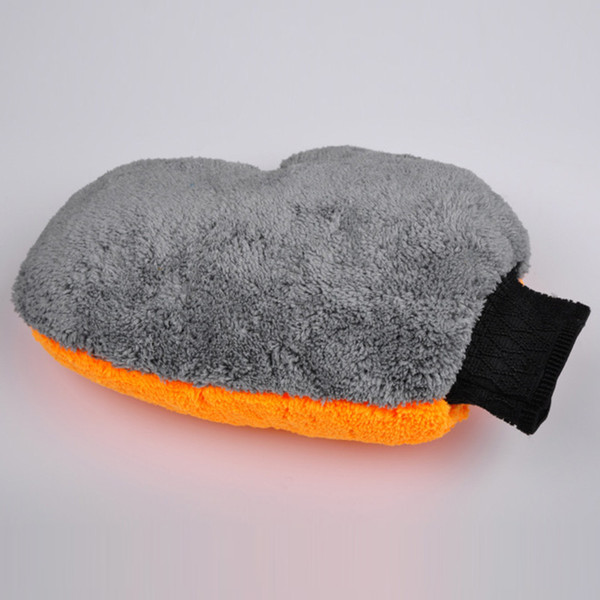 1Pc Coral Fleece Car Wash Glove Cleaning Mitt Short Wool Mitt Car Washing Brush Cloth