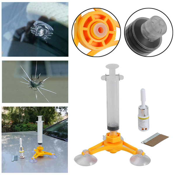 Car Auto Professional Practical Glass Windshield Windscreen scratch Instrument Repair injector Kit DIY Glass Repair Tool kit