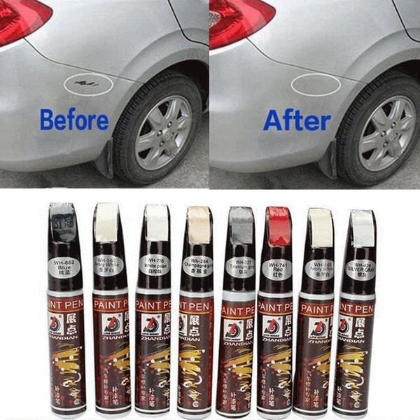 Car Coat repair Paint Pen Auto Car repair pen Coat Touch Up Scratch Cover Remove Repair Fix Clear Painting Pen FFA112 13colors 1000PCS