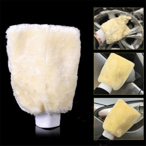 Newest Hot Man-made Plush Mitt Car Wash Mitten Washing Glove Cleaning Brush Tools Scouring Pad Glove