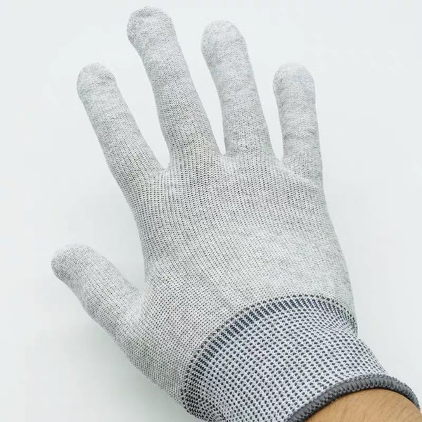 5 Pairs Anti Static Gloves Carbon Fiber Nylon Working Glove Driver Skid-Proof Car Vinyl Film Sticker Install Gloves