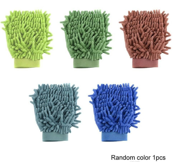 free shipping Car Cleaning Glove Microfiber Mitt,Car wash mitt noodle Microfiber Wash Gloves car cleaning Microfiber mitt with free polishin