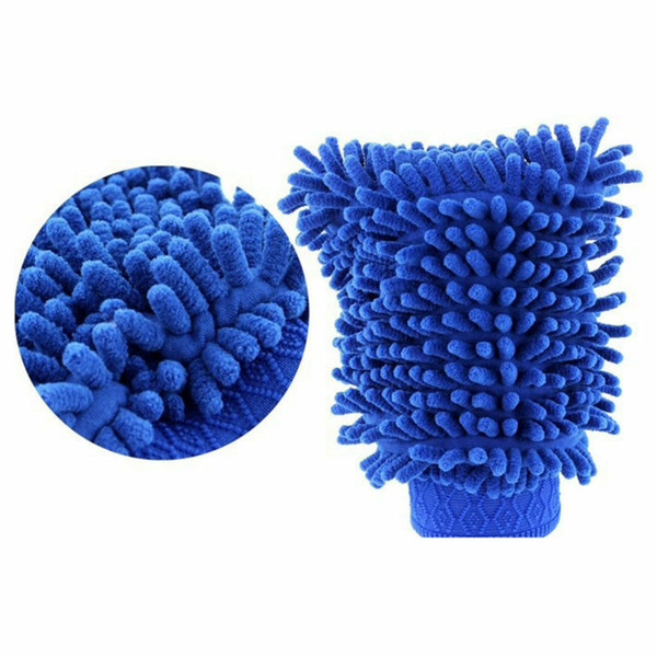 2019 Double Sided Car Washing Glove Microfiber Hand Towel Cleaning Sponge Hand Towel Coral Chenille Soft Vehicle Auto Car Accessories DHL