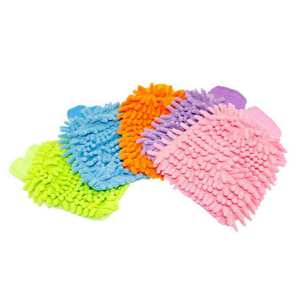 New Double Sided Car Motorcycle Wash Gloves Vehicle Auto Cleaning Mitt Glove equipment Car detailing Cloths Home Duster