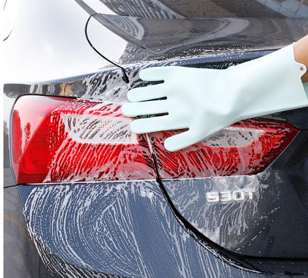 Washing gloves do not damage the paint waterproof special winter winter bear paw car grooming brush car thickening car tools