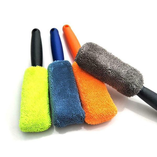 Top-quality double-sided car washing gloves coral household cleaning gloves with good practiciability and high cost performance