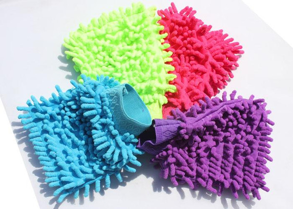 ar wash glove towel coral thick double-edged waterproof gloves Microfiber Snow Neil fiber Cleaning high density mitt