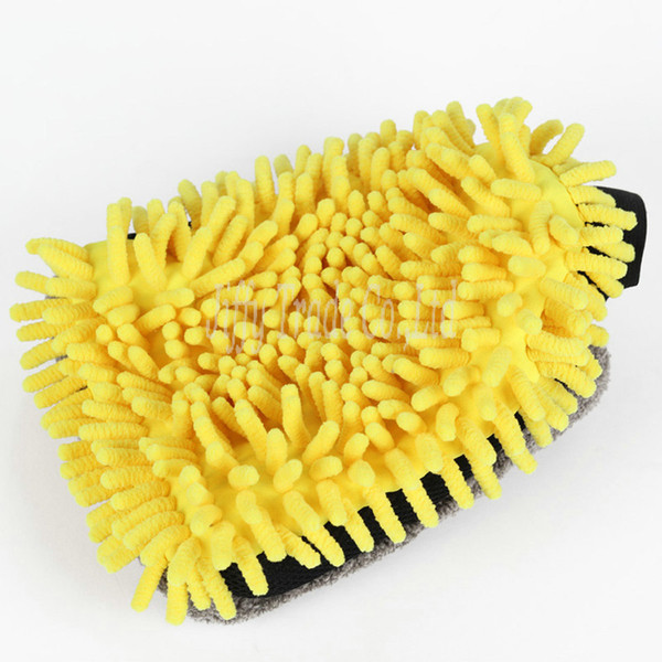 Ultrafine Fiber Chenille Microfiber Car Wash Glove Mitt for Car Washer Cleaning Anthozoan Noodle