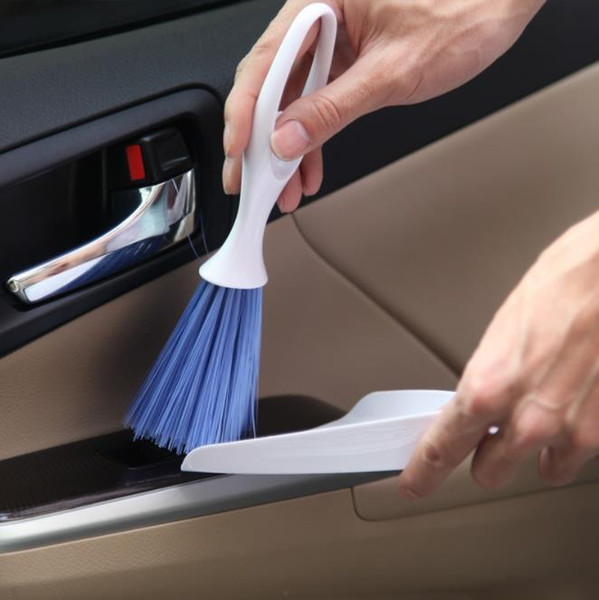 Multi-function cleaning brush car air conditioning outlet brush instrument panel crevice brush computer keyboard