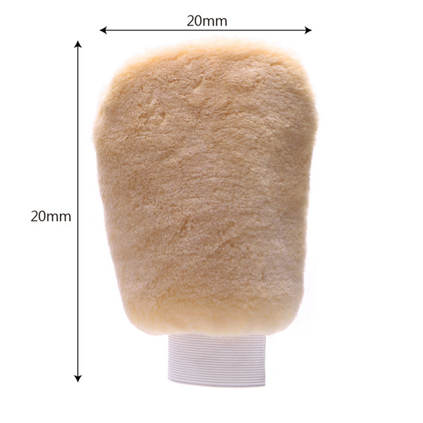 Soft Microfiber Car Cleaning Washing Gloves Car Accessories Car-styling Artificial Wool Wash Tools Water Absorption Car Washer