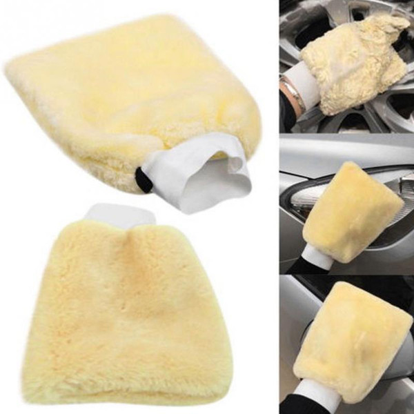 Vehicle 2018 New Arrival Fashion Wool Cleaning Gloves Polishing the Car Wash Cleaning Supplies nettoyage voitur