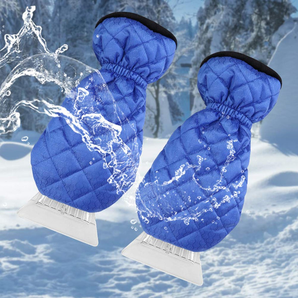 Ice Scraper for Car Windshield MiSnow Ice Scraper Remover Tool with Glove Waterproof Warming Snow Shovel Window Scratch Free